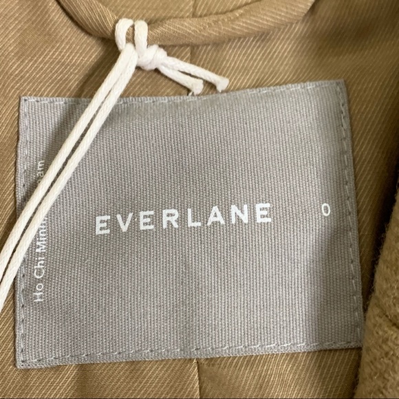 NWT Everlane The Cocoon Camel Long Sleeve Coat 0 - Picture 9 of 11